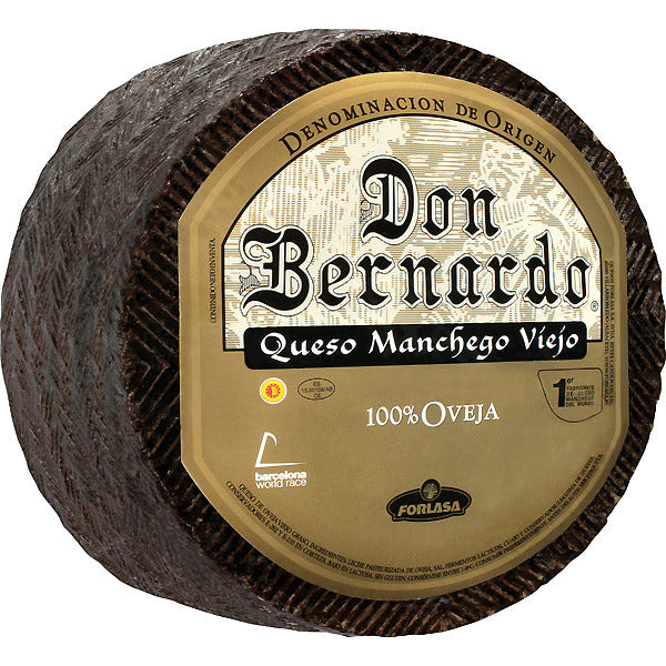DON BERNARDO Formaggio ovino antico Manchego con latte pastorizzato D.O.P. peso approssimativo pezzo 3 kg