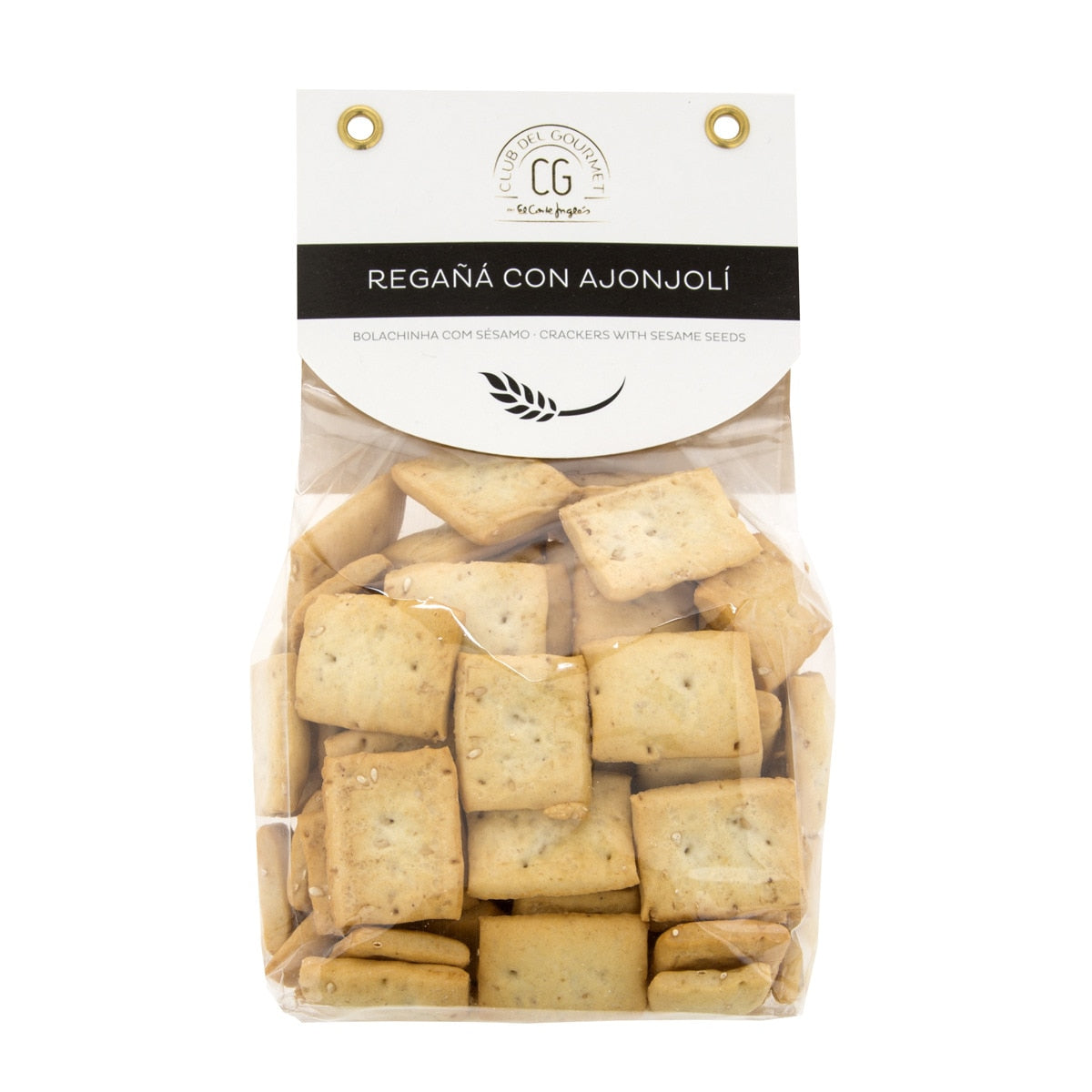 Regañá artesana tradicional con ajonjolí Club del Gourmet