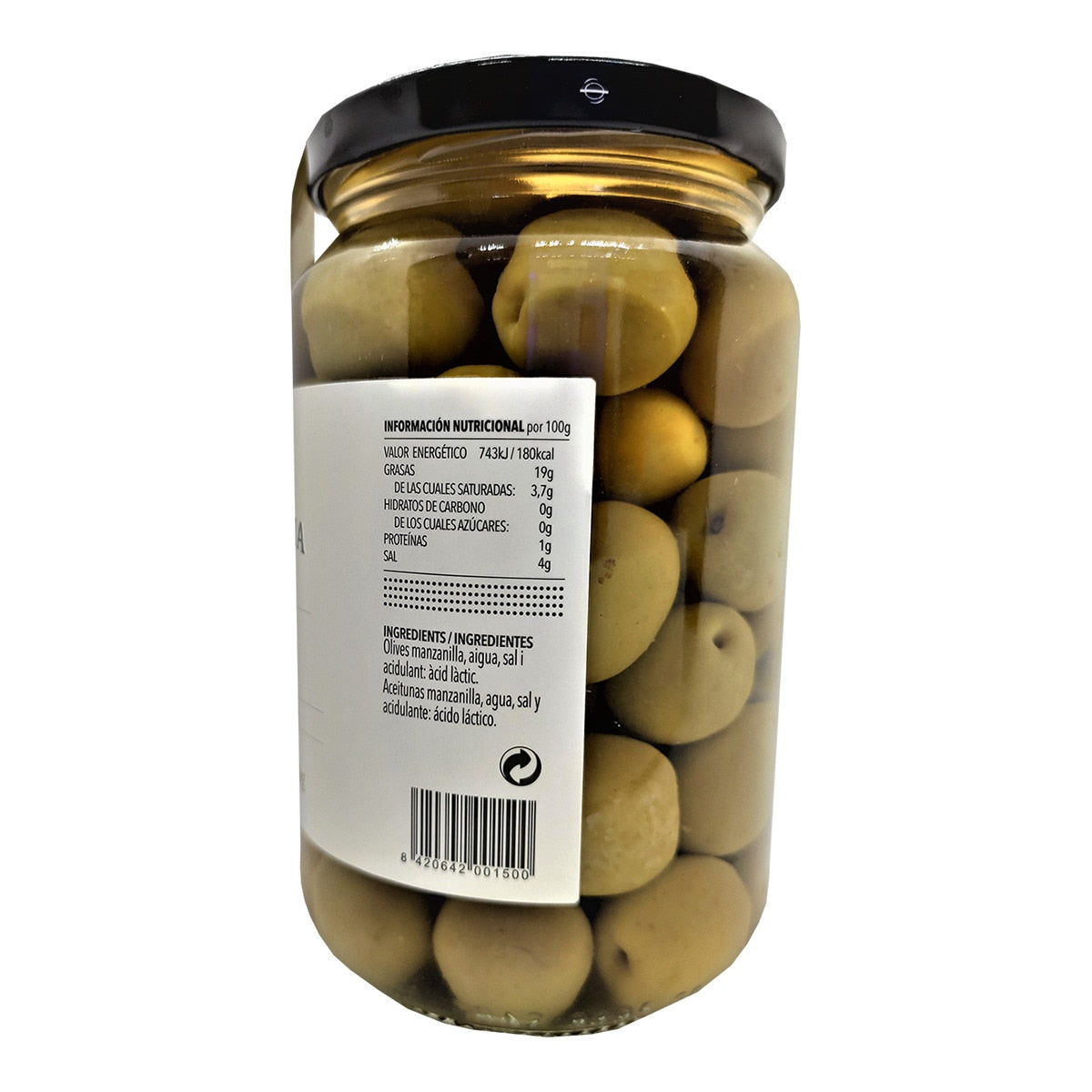Aceitunas de manzanilla La Masrojana