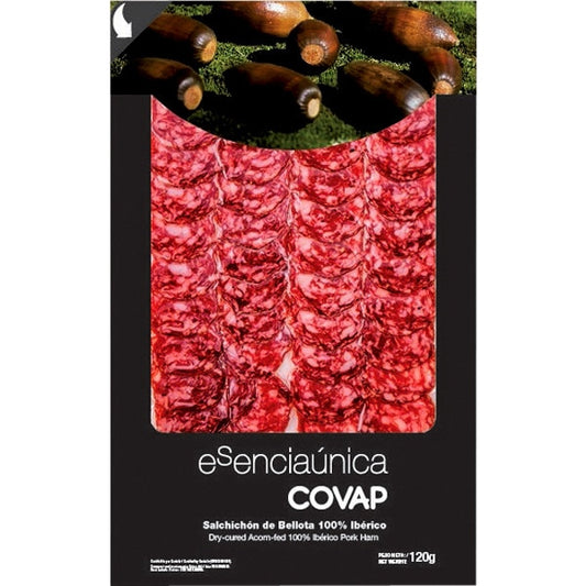 Salame COVAP ESENCIAUNICA Salchichón de bellota 100% razza iberica tagliato a macchina 120 g. AG