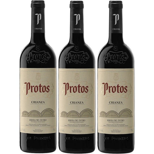 Vino rosso PROTOS crianza DO Ribera del Duero Cassa 3 bottiglie 75 cl