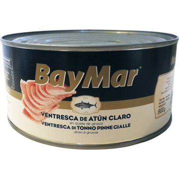 Baymar Light Ventresca di tonno in olio di semi di girasole 0º lattina 1 kg BG