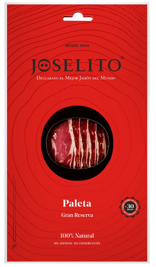 Spalla di Prosciutto stagionato a fette ( Paleta ) , marca Joselito 70 gr. -