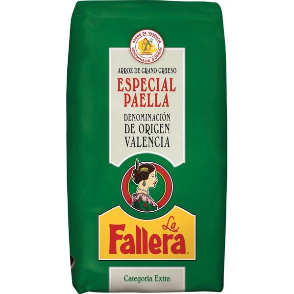 Riso Arroz Denominazione Valencia Speciale per Paella. Confezione da 1 Kg.