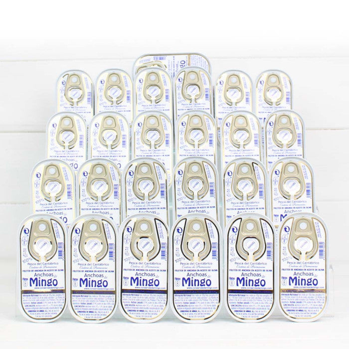 Acciughe Anchoas Mingo (pack da 25 scatole da 40 gr.)