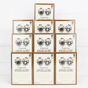 Acciughe Anchoas Angelachu (pack da 10 scatole da 115 gr.)